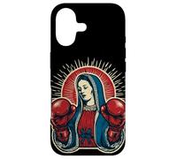 Custodia per iPhone 17 Divertente costume da Ave Maria con guantoni da boxe