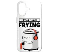 Custodia per iPhone 17 Divertente costume da friggitrice ad aria non disturbare