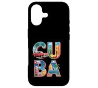 Custodia per iPhone 17 Divertente Cuba Vintage Retro Isola Tropicale Paradiso