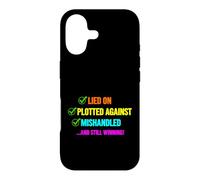 Custodia per iPhone 17 Divertente detto bugiardo tramato contro Mishandled