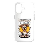 Custodia per iPhone 17 Divertente dog walker professionale, collezionista di cacca, mamma e papà