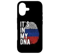 Custodia per iPhone 17 Divertente è nel mio DNA Bandiera Russia Impronta digitale