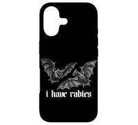 Custodia per iPhone 17 Divertente I Have Rabbia Bat Meme Sarcastico Umorismo Oscuro Amante dei pipistrelli