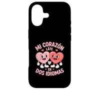 Custodia per iPhone 17 Divertente Mi Corazon Cuori Carini Tenendosi Per Mano Dicendo