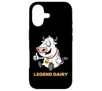 Custodia per iPhone 17 Divertente mucca leggenda mucca da latte stampa contadino gioco di parole umorismo papà scherzo