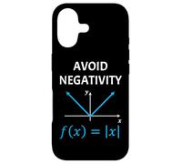 Custodia per iPhone 17 Divertente Nerd Evitare Negatività Algebra Matematica Giochi di parole Insegnante di matematica
