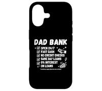 Custodia per iPhone 17 Divertente Papà Banca Deve Essere Bello Per Mamma
