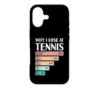 Custodia per iPhone 17 Divertente Perché Perdo A Tennis
