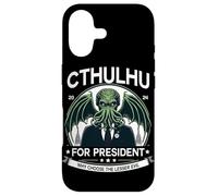 Custodia per iPhone 17 Divertente Perché scegliere il cattivo minore Cthulhu per il presidente 2024