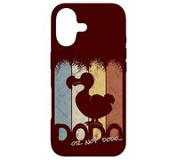 Custodia per iPhone 17 Divertente sagoma di uccello retrò vintage Dodo Or Not DoDo