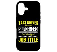 Custodia per iPhone 17 Divertente tassista arte uomo donna tassista passeggeri taxi