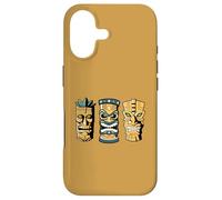 Custodia per iPhone 17 Divertenti cartoni animati statua Tiki per chi ama Tikis