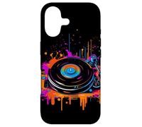 Custodia per iPhone 17 Dj Vinyl Steamwave Art Musica Disc Jockey
