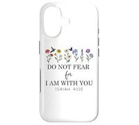 Custodia per iPhone 17 Do Not Fear For I Am With You Faith Bible Verse Isaiah 41:10