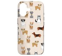 Custodia per iPhone 17 Dog Pattern Pet Lovers Cute Doggie Breeds