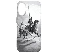Custodia per iPhone 17 Don Chisciotte e Sancho partendo di Gustave Dore (1863)