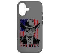 Custodia per iPhone 17 Donald Trump 2024 Murica Patriotic mantiene grande l'America