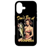 Custodia per iPhone 17 Don't Be A Dumb Bass Divertente Pesca