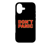 Custodia per iPhone 17 Don't Panic Vintage, sarcastico per evitare il panico
