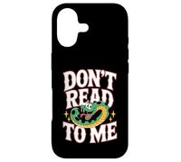 Custodia per iPhone 17 Don't Read To Me Anti-libro pigro e antisociale |-