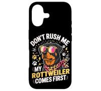 Custodia per iPhone 17 Don't Rush Me My Rottweiler Comes First