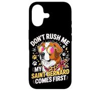 Custodia per iPhone 17 Don't Rush Me My Saint Bernard Comes First