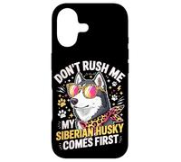 Custodia per iPhone 17 Don't Rush Me My Siberian Husky Comes First