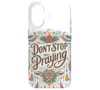 Custodia per iPhone 17 Don't Stop Praying BOHO Christian retrò
