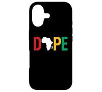 Custodia per iPhone 17 Dope Africa Map Juneteenth Pan African Pride