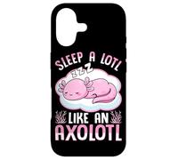 Custodia per iPhone 17 Dormi un sacco come un axolotl