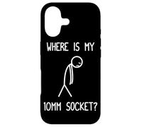 Custodia per iPhone 17 Dov'è la mia presa da 10 mm? Car Lover Meccanico Garage Car Guy