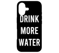 Custodia per iPhone 17 Drink More Water Quote Hydration H20