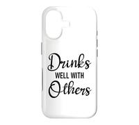 Custodia per iPhone 17 Drinks Well With Others Womens Funny Drinking Friends Drunk