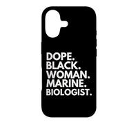 Custodia per iPhone 17 Droga Donna Nera Biologo Marino Afroamericano Graduat3