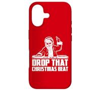 Custodia per iPhone 17 Drop That Christmas Beat - Babbo Natale come Discjockey Natale DJ