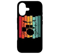 Custodia per iPhone 17 Drumset Vintage Drumset Drummer