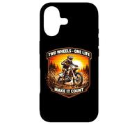 Custodia per iPhone 17 Due ruote One Life Make It Count Dirt Bike Rider Moto