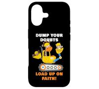 Custodia per iPhone 17 Dump Your Doubts, Load up on Faith! Kids Construction Animal
