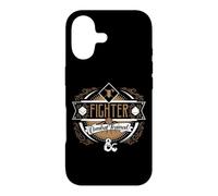 Custodia per iPhone 17 Dungeons & Dragons Fighter Combat Trained Retro Badge Logo