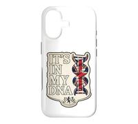 Custodia per iPhone 17 È nel mio DNA, bandiera Union Jack del Regno Unito, British Heritage Design