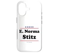 Custodia per iPhone 17 E. Norma Stitz per la divertente parodia elettorale di medio termine del Senato
