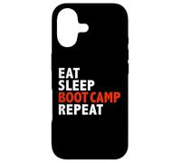 Custodia per iPhone 17 Eat Sleep Boot Camp Repeat Divertente regalo per allenamento fitness