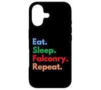 Custodia per iPhone 17 Eat Sleep Falconry Repeat per falconieri e amanti dei falchi