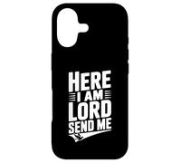 Custodia per iPhone 17 Eccomi, Signore mi manda la fede cristiana
