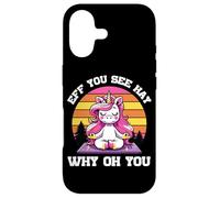 Custodia per iPhone 17 Eff You See Hay Why Oh You Unicorn Fun