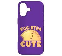 Custodia per iPhone 17 Egg-stra Carino Kawaii Egg Tart Pun Foodie