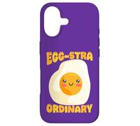Custodia per iPhone 17 Egg-Stra, simpatico gioco di parole a forma di uovo fritto