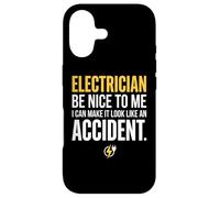 Custodia per iPhone 17 Electrician Be Nice to Me I Can Make It Look Like Accident