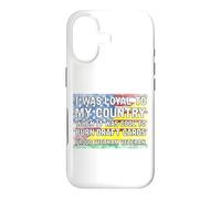 Custodia per iPhone 17 Ero fedele al mio paese