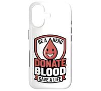 Custodia per iPhone 17 Eroe dona sangue Save A Life Donatore Sostegno